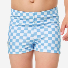 Baby boy boxer shorts, Titou blue checks