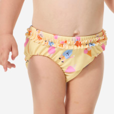 Baby washable nappy swimsuit bottoms, ice creams yellow Baby washable nappy swimsuit bottoms, ice creams yellow