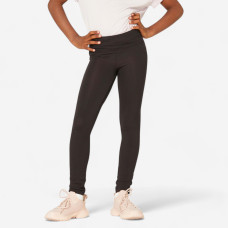 Girls' Breathable Leggings S500 - Black Girls' Breathable Leggings S500 - Black