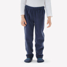 Kids' 2-6 Years Hiking Fleece Trousers MH100 - Navy blue Kids' 2-6 Years Hiking Fleece Trousers MH100 - Navy blue