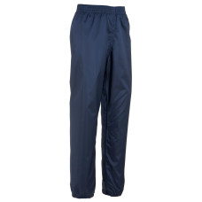 Kids Mountain Hiking Waterproof over-trousers - MH100 - Navy Blue Kids Mountain Hiking Waterproof over-trousers - MH100 - Navy Blue