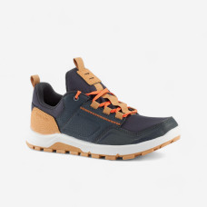 Children's low lace-up hiking boots - NH500 LOW BLUE - 35'38