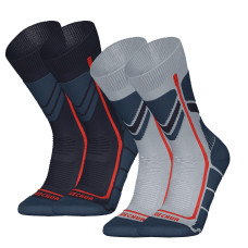 Kids' hiking socks - SH500 MOUNTAIN MID - x2 Pairs Kids' hiking socks - SH500 MOUNTAIN MID - x2 Pairs