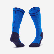 KIDS' SKI AND SNOWBOARD SOCKS 100 - BLUE