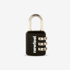 Black combination padlock Black combination padlock