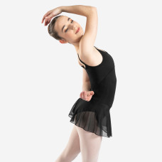 Girls' Ballet Skirted Leotard - Black Girls' Ballet Skirted Leotard - Black