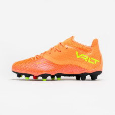 Kids' Lace-Up Comfort Football Boots Viralto III FG - Coral