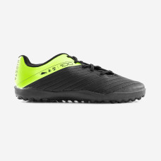 Kids' Lace-Up Turf Football Boots 100 TF - Black/Yellow