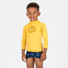 Baby long sleeve UV-protection t-shirt - Lion yellow