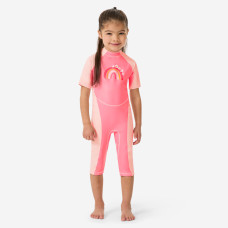 Baby UV Protection Wetsuit Kloupi pink RAINBOW print