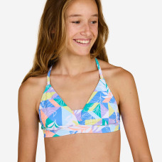 GIRL'S SURFING TRIANGLE SWIMSUIT TOP LIZY 500 VIOLET GIRL'S SURFING TRIANGLE SWIMSUIT TOP LIZY 500 VIOLET