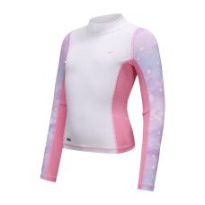 Girls' surfing UV-protection top 500L - star cloud Girls' surfing UV-protection top 500L - star cloud