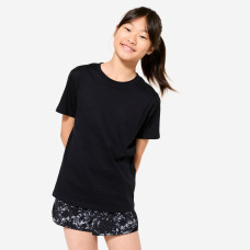 Girls' Breathable T-Shirt S500 - Black