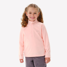 Kids' Hiking Fleece - MH100 Aged 2-6 - Pink Kids' Hiking Fleece - MH100 Aged 2-6 - Pink