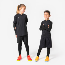 Kids' Long-Sleeved Thermal Base Layer Top Keepdry 500 - Black Kids' Long-Sleeved Thermal Base Layer Top Keepdry 500 - Black