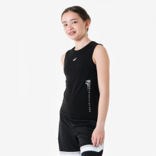 Kids' Sleeveless Basketball Base Layer Shirt - Black Kids' Sleeveless Basketball Base Layer Shirt - Black