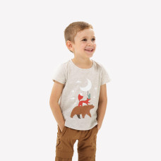 Kids' T-Shirt MH100 2-6 Years - Beige Kids' T-Shirt MH100 2-6 Years - Beige