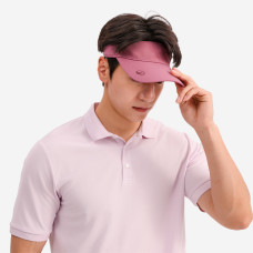 Ball marker golf visor, pastel pink