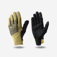 Comfort Mountain Biking Gloves 500-Khaki