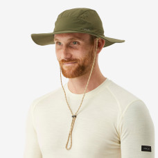 MEN'S ANTI-UV TREKKING HAT - MT500 - KHAKI 