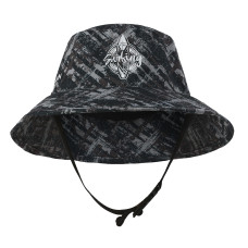 SURF HAT -BLACK PRINT