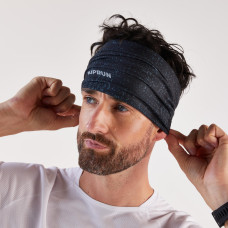 Unisex running neck warmer/multi-function headband - Grey