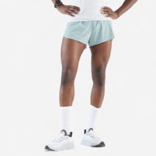 Men's KIPRUN Run 500 Comfort Split running shorts - Acid green