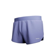 Men's running shorts, Kiprun Run 500 Comfort split purple