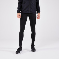 Men's Warm Running Tights - KIPRUN Run 100 Warm - Black