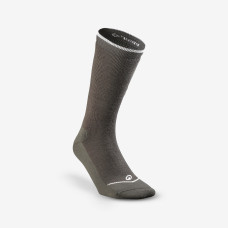 Adults' warm ski socks 100 - Grey