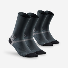 Hiking socks - Hike 500 High Black x2 pairs Hiking socks - Hike 500 High Black x2 pairs