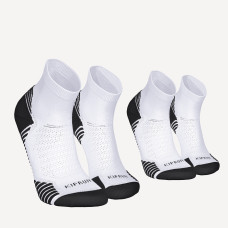PACK OF 2 PAIRS OF RUN 500 THICK MID RUNNING SOCKS