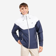 Men's sailing waterproof jacket - Sailing 100 navy white