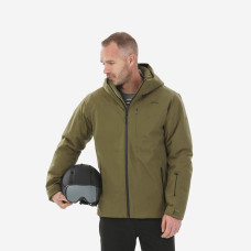Men's Warm, Waterproof Ski and Snowboard Jacket JKT 500 - Khaki Men's Warm, Waterproof Ski and Snowboard Jacket JKT 500 - Khaki