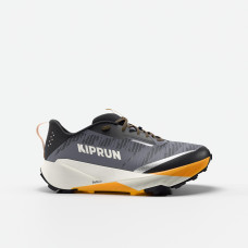 Men's trail running shoes, KIPRUN KIPSUMMIT, grey orange