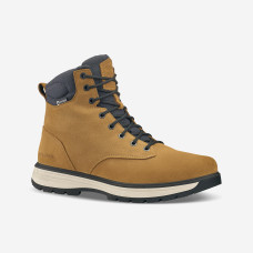 Men's Warm and Waterproof Leather Hiking Boots - SH500 high