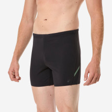 Men's long swimming boxer, Yoko black