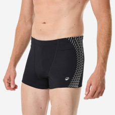 Men's swimming boxer, Fiti black white