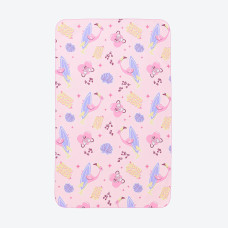 Microfibre towel PRINT SNAPS L -GROOVY PINK