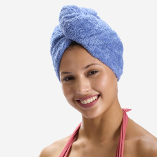 SOFT HAIR TOWEL DENIM BLUE