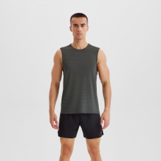 500 COMFORT RUNNING TANK TOP WITH NO SIDE SEAMS - SMOKY GREEN