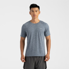Dry+ men's running breathable t-shirt -heather blue
