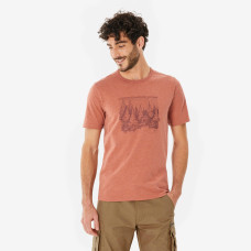 M T-SHIRT NH100-BROWN M T-SHIRT NH100-BROWN