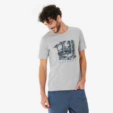 M T-SHIRT NH100 - GREY M T-SHIRT NH100 - GREY