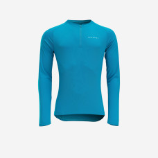 Men's Anti-UV Long-Sleeved Road Cycling Summer Jersey Essential - Blue Men's Anti-UV Long-Sleeved Road Cycling Summer Jersey Essential - Blue
