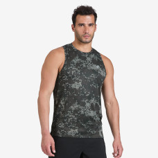 Men's Breathable Fitness Tank Top - Khaki Men's Breathable Fitness Tank Top - Khaki