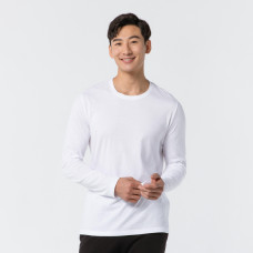 Men's Long-Sleeved T-Shirt 100 - White