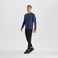 Men's Running Long-Sleeved T-Shirt Anti-UV - KIPRUN Dry 500 UV Blue Grey