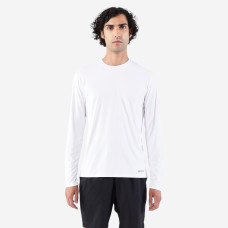 Men's Running Long-Sleeved T-Shirt Anti-UV - Kiprun Dry 500 UV White