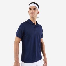 Men's Short-Sleeved Tennis Polo Shirt Essential - Navy